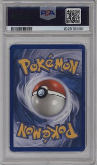 Kyogre ex from the 2006 Pokemon EX set graded by PSA and given an overall grade of 10.