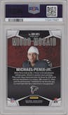 Michael Penix Jr. from the 2024 Panini Mosaic set graded by PSA and given an overall grade of 9.