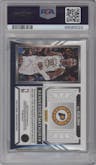 Bennedict Mathurin from the 2022-23 Panini Obsidian set featuring a Green Flood parallel graded by PSA and given an overall grade of 8.