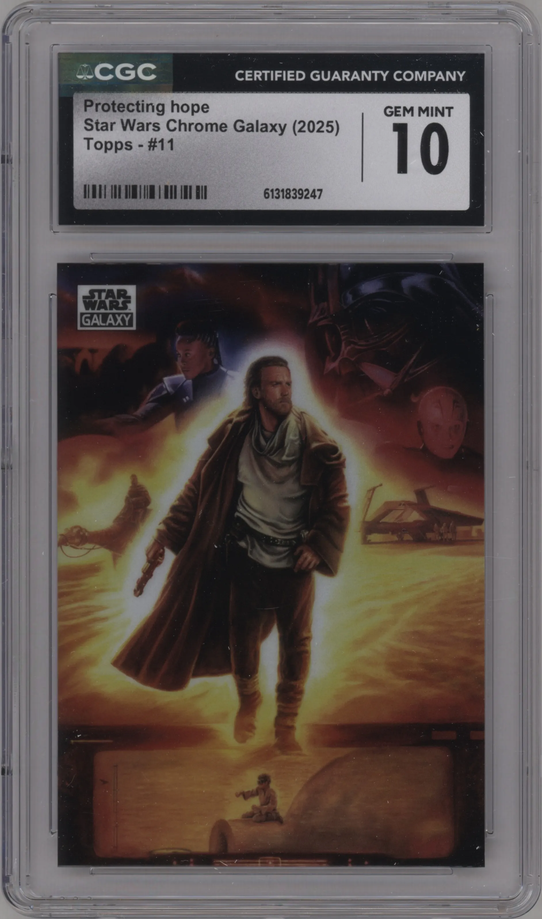 2025 Topps Chrome Star Wars Galaxy Protecting Hope #11 CGC 10
