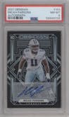 Micah Parsons from the 2021 Panini Obsidian set graded by PSA and given an overall grade of 8.