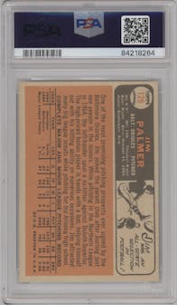 Jim Palmer from the 1966 Topps set graded by PSA and given an overall grade of 7.