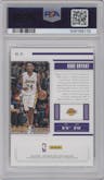 Kobe Bryant from the 2018-19 Panini Contenders Draft Picks set graded by PSA and given an overall grade of 10.
