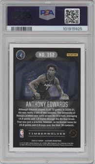 Anthony Edwards  from the 2020-21 Panini Illusions  set graded by PSA and given an overall grade of 10.