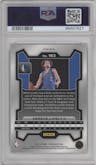 Dereck Lively II from the 2023-24 Panini Prizm set featuring a Orange Ice parallel graded by PSA and given an overall grade of 10.