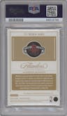 Alperen Sengun from the 2021-22 Panini Flawless set featuring a Emerald parallel graded by PSA and given an overall grade of 9.