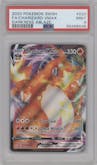Charizard VMAX from the 2020 Pokemon SWSH set graded by PSA and given an overall grade of 9.