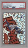 Malik Nabers from the 2024 Panini Absolute set graded by PSA and given an overall grade of 10.