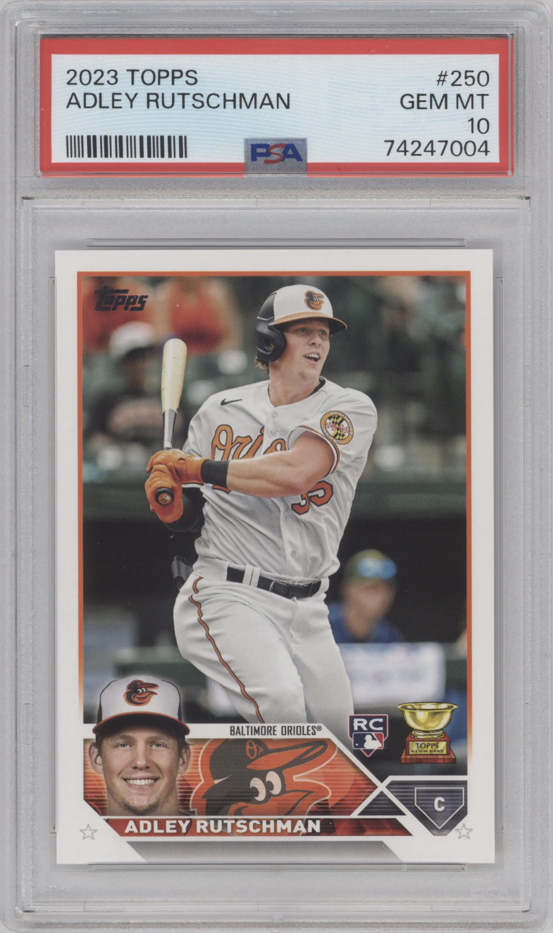 2023 Topps Series 1 Adley Rutschman PSA 10