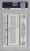 Jackson Merrill from the 2024 Topps Chrome Update set featuring a Prism Refractor parallel graded by PSA and given an overall grade of 10.