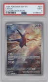 Latios from the 2024 Pokemon SV set graded by PSA and given an overall grade of 9.