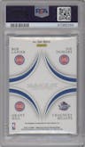 Bob Lanier/Joe Dumars/Grant Hill/Chauncey Billups from the 2018-19 Panini Immaculate Collection set graded by PSA and given an overall grade of 10.
