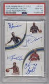 Bob Lanier/Joe Dumars/Grant Hill/Chauncey Billups from the 2018-19 Panini Immaculate Collection set graded by PSA and given an overall grade of 10.
