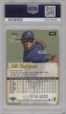 Felix Rodriguez  from the 1998 Fleer Ultra set featuring a Platinum Medallion parallel graded by PSA and given an overall grade of 9.
