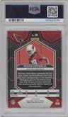 Marvin Harrison Jr. from the 2024 Panini Mosaic set featuring a Silver parallel graded by PSA and given an overall grade of 10.