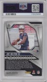 Joe Milton III from the 2024 Panini Prizm set featuring a Lazer Prizm parallel graded by PSA and given an overall grade of 9.