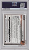 Coby Mayo from the 2021 Bowman set graded by PSA and given an overall grade of 9.