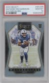 Anthony Richardson from the 2023 Panini Select set graded by PSA and given an overall grade of 10.