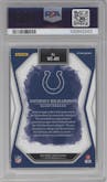 Anthony Richardson from the 2023 Panini Select set graded by PSA and given an overall grade of 10.