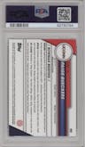 Paige Bueckers from the 2023-24 Bowman U Chrome set graded by PSA and given an overall grade of 10.