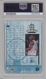 Larry Johnson from the 1993-94 Upper Deck Special Edition set graded by PSA and given an overall grade of 8.