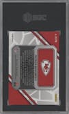 Patrick Mahomes II from the 2023 Panini Mosaic set graded by SGC and given an overall grade of 10.