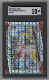 Patrick Mahomes II from the 2023 Panini Mosaic set graded by SGC and given an overall grade of 10.