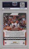 Joe Burrow from the 2020 Panini Prizm set graded by PSA and given an overall grade of 10.