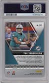 Tua Tagovailoa from the 2020 Panini Mosaic set graded by PSA and given an overall grade of 10.