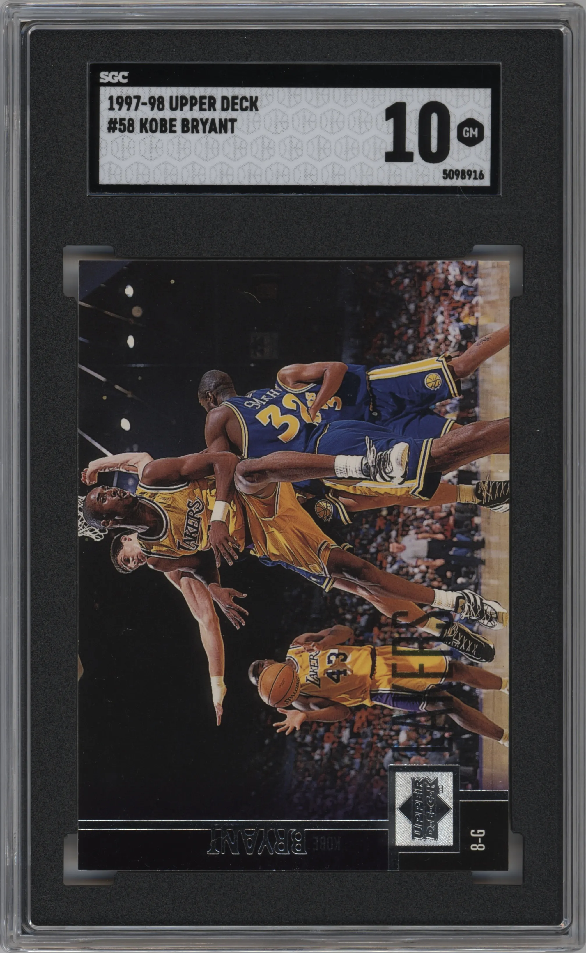 1997 Upper Deck Kobe Bryant #58 SGC 10
