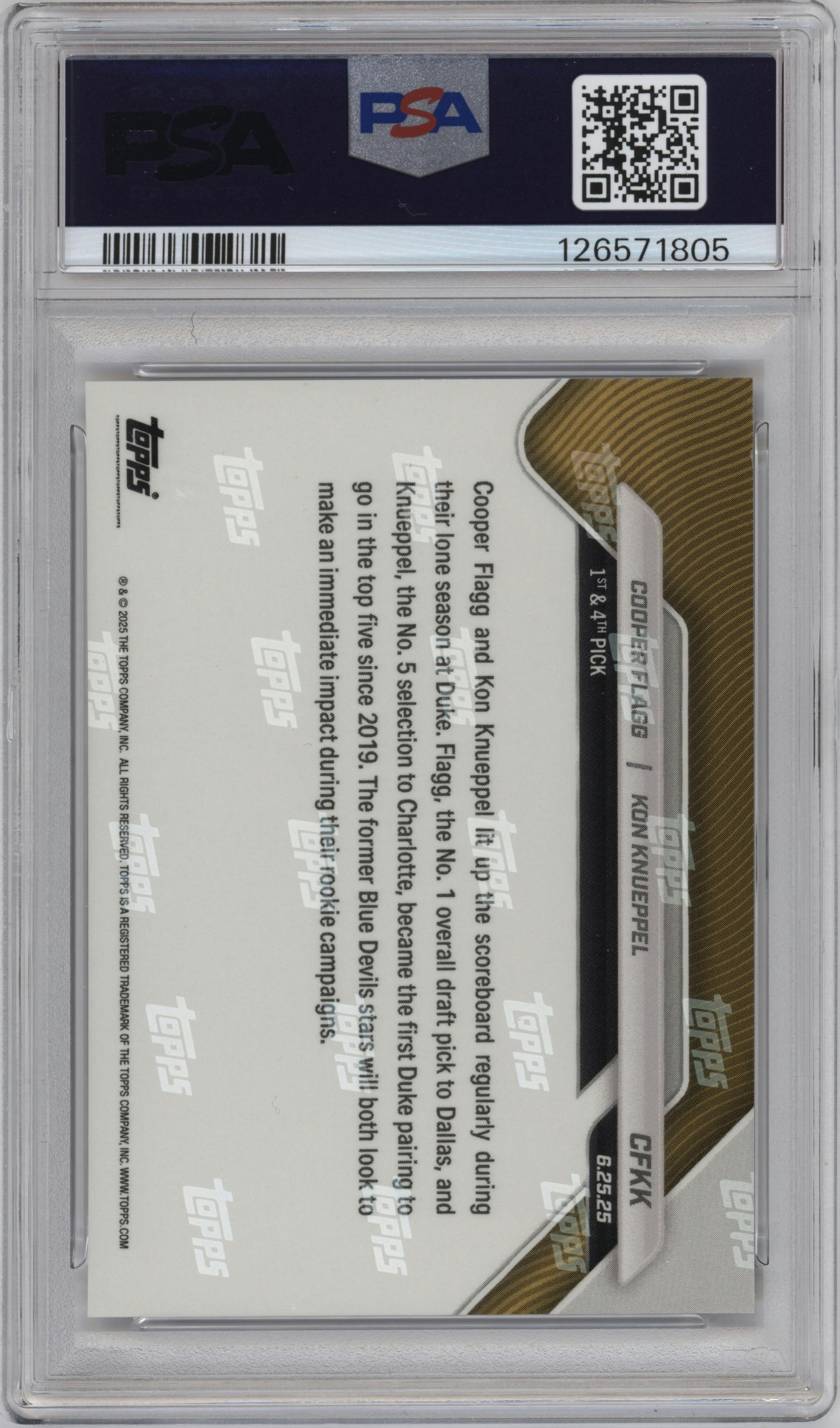 Cooper Flagg/Kon Knueppel