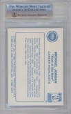 Michael Jordan from the 1986 Star Best of the New/Old set graded by Beckett and given an overall grade of 8.5.