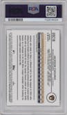 Jackson Chourio from the 2024 Topps Chrome Update set graded by PSA and given an overall grade of 10.