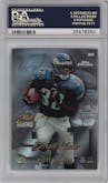 Brett Favre/Ricky Watters from the 1997 Topps Chrome  set featuring a Refractor parallel graded by PSA and given an overall grade of 10.