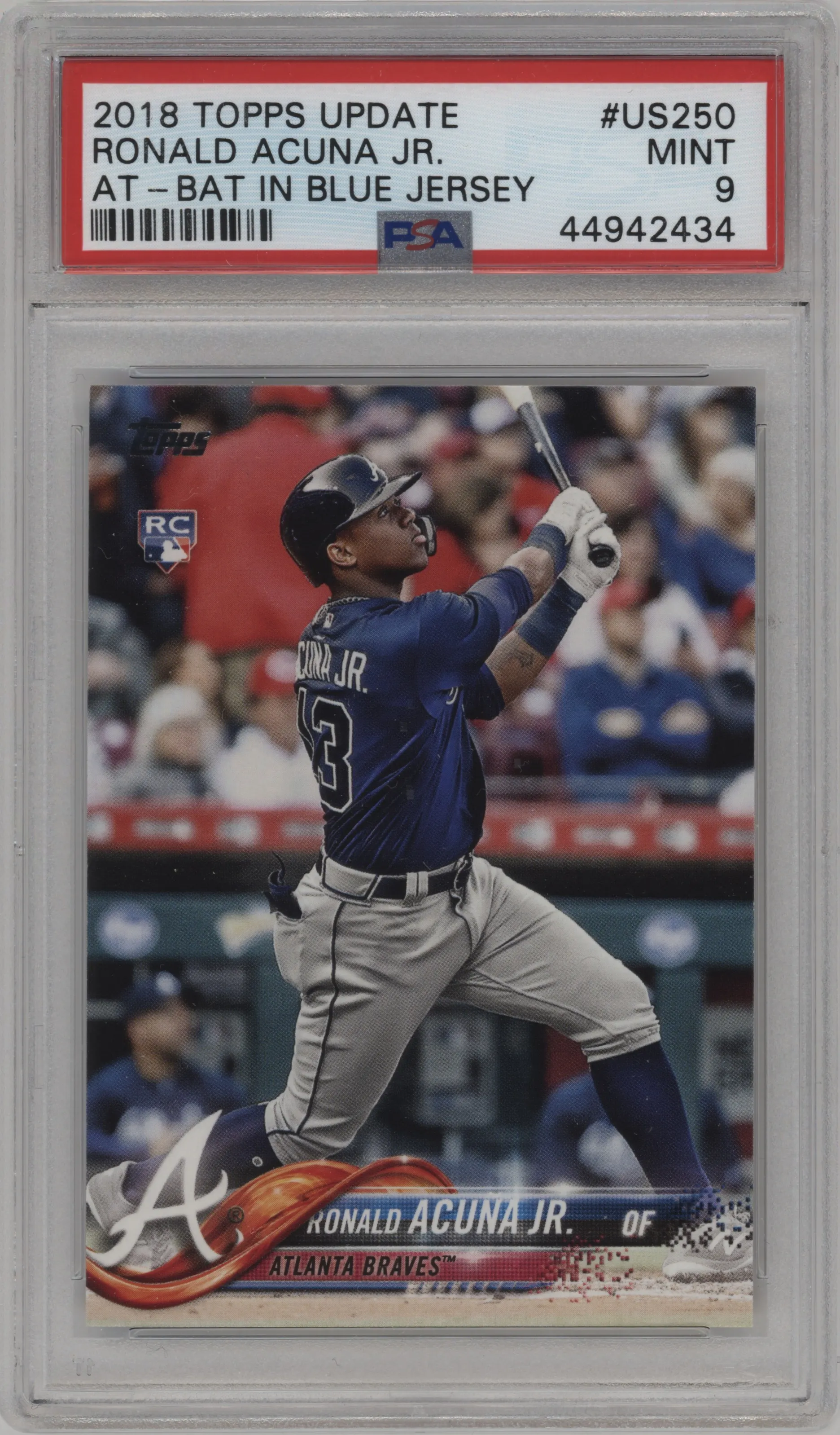 2018 Topps Update Ronald Acuna Jr. PSA 9