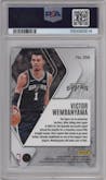 Victor Wembanyama from the 2023-24 Panini Phoenix set graded by PSA and given an overall grade of 10.