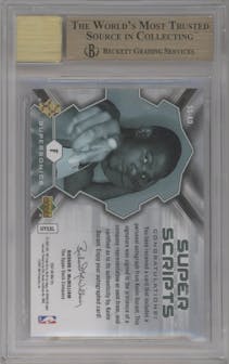 Kevin Durant from the 2007-08 SPx set graded by Beckett and given an overall grade of 9.5.