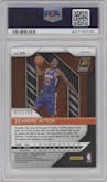 Deandre Ayton from the 2018-19 Panini Prizm set featuring a Red Prizm parallel graded by PSA and given an overall grade of 10.