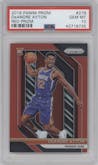 Deandre Ayton from the 2018-19 Panini Prizm set featuring a Red Prizm parallel graded by PSA and given an overall grade of 10.