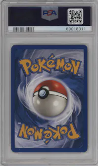Gyarados Gold Star  from the 2006 Pokemon EX set graded by PSA and given an overall grade of 7.