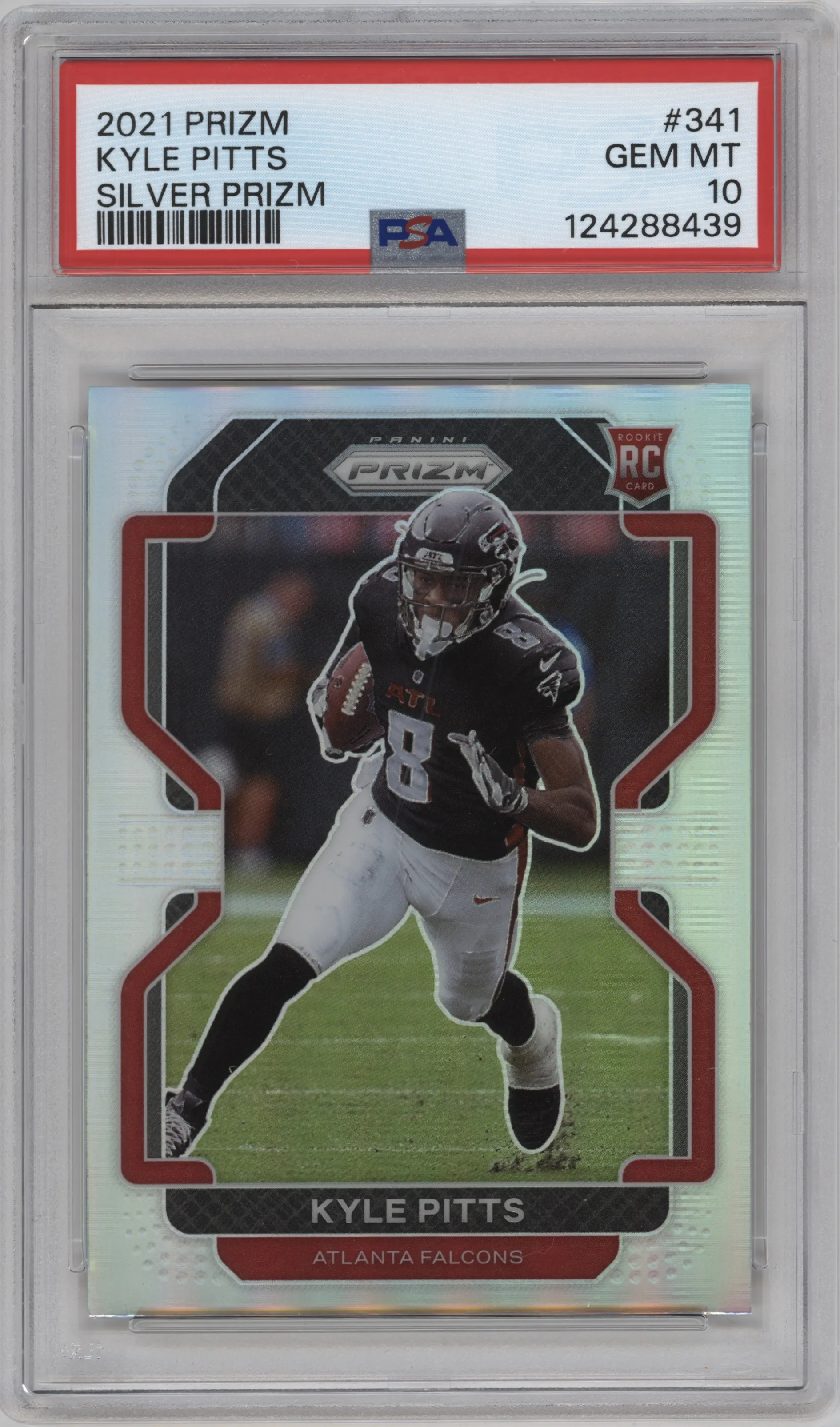 2021 Panini Prizm Kyle Pitts Silver Prizm PSA 10