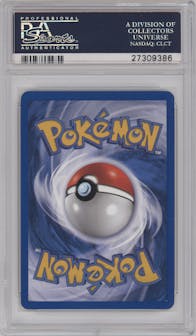 Dark Slowbro from the 2000 Pokemon set graded by PSA and given an overall grade of 9.