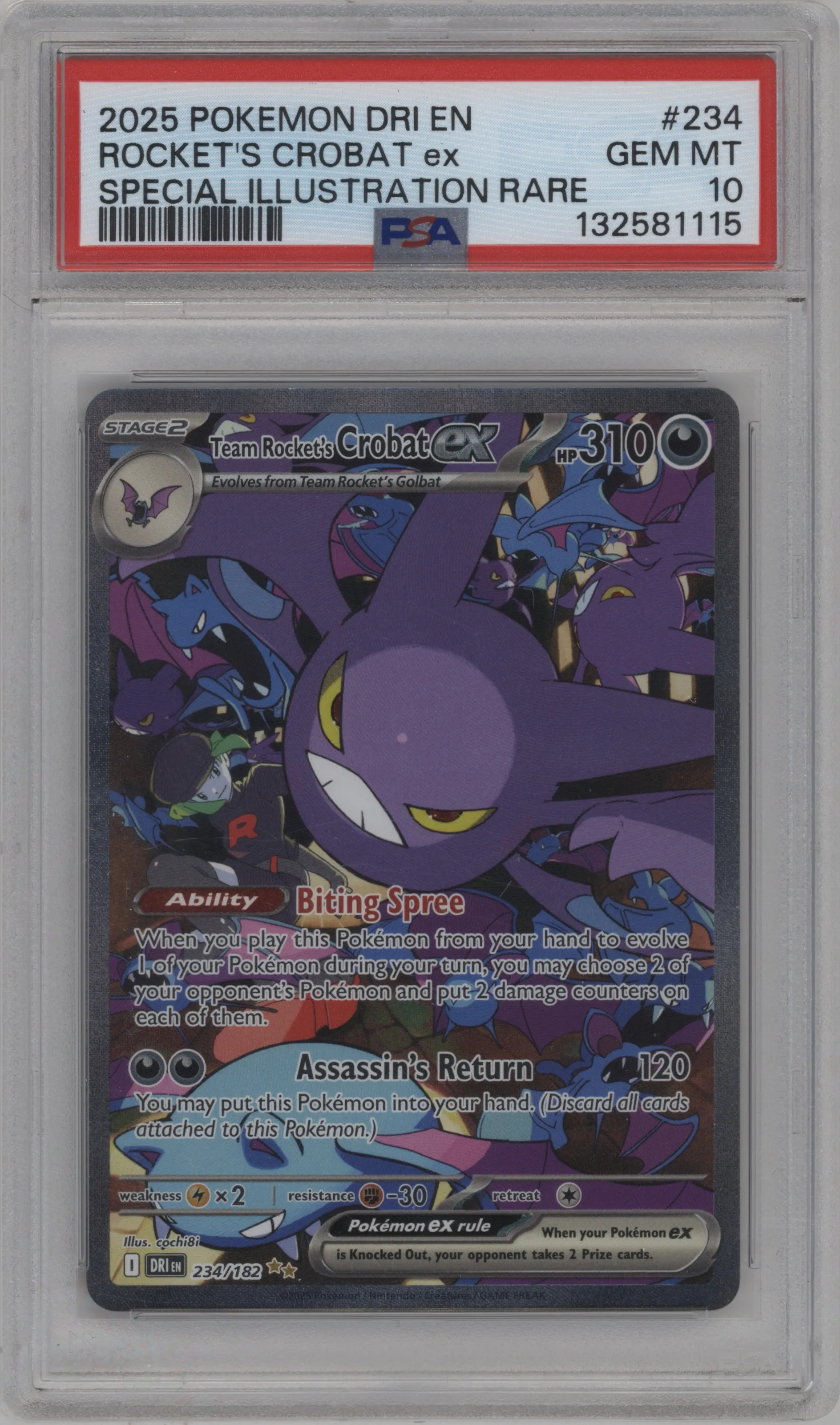 Team Rocket's Crobat ex