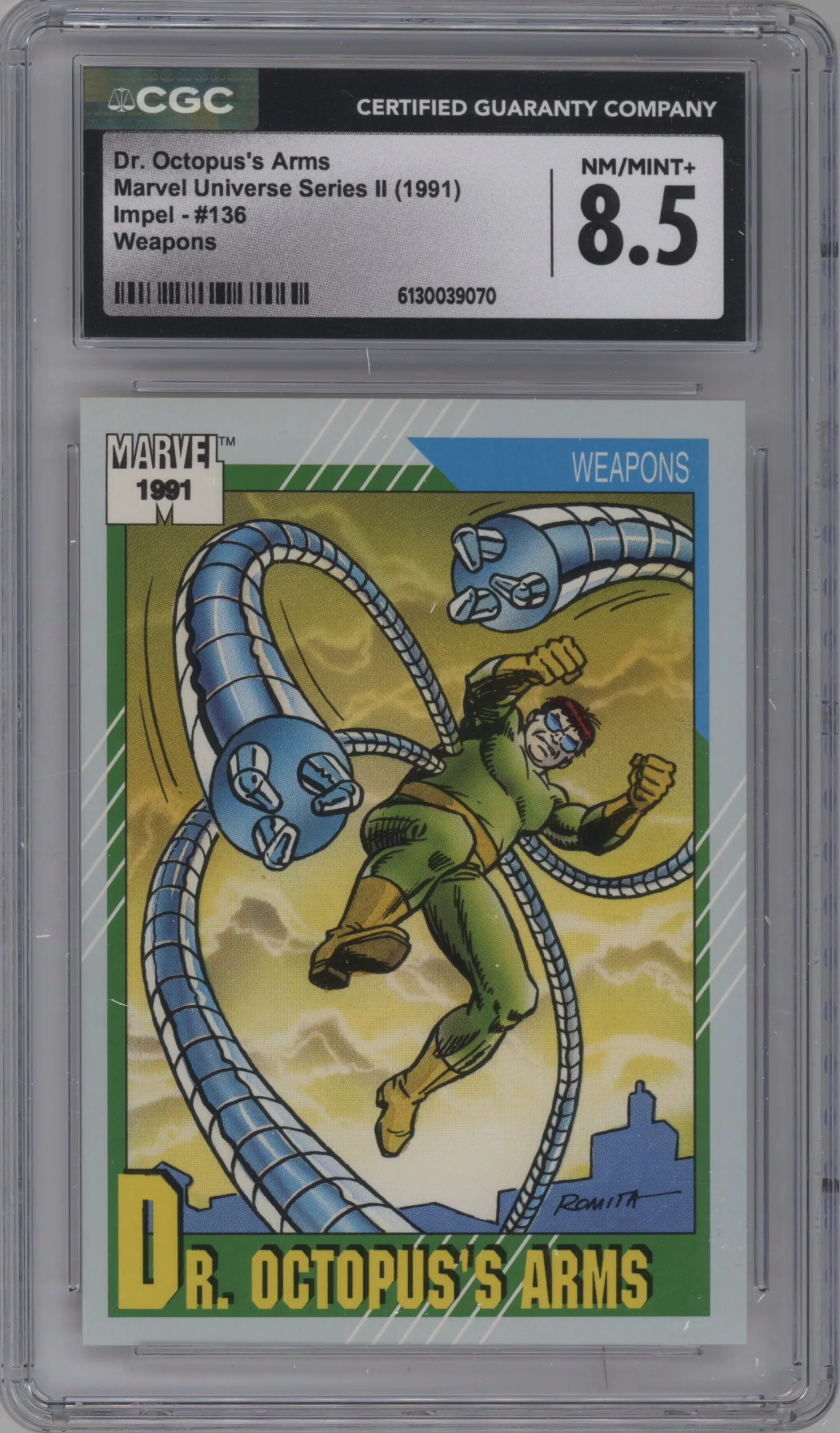 1991 Impel Marvel Universe Dr. Octopus's Arms CGC 8.5