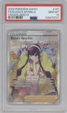 Elesa's Sparkle from the 2023 Pokemon SWSH set graded by PSA and given an overall grade of 10.