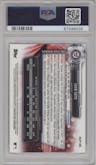 Juan Soto from the 2017 Bowman Chrome set graded by PSA and given an overall grade of 10.