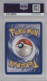 Dark Alakazam from the 2000 Pokemon set graded by PSA and given an overall grade of 7.