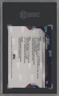 Chet Holmgren from the 2021-22 Bowman Next set graded by SGC and given an overall grade of 9.5.
