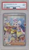 Iono from the 2023 Pokemon SV set graded by PSA and given an overall grade of 9.