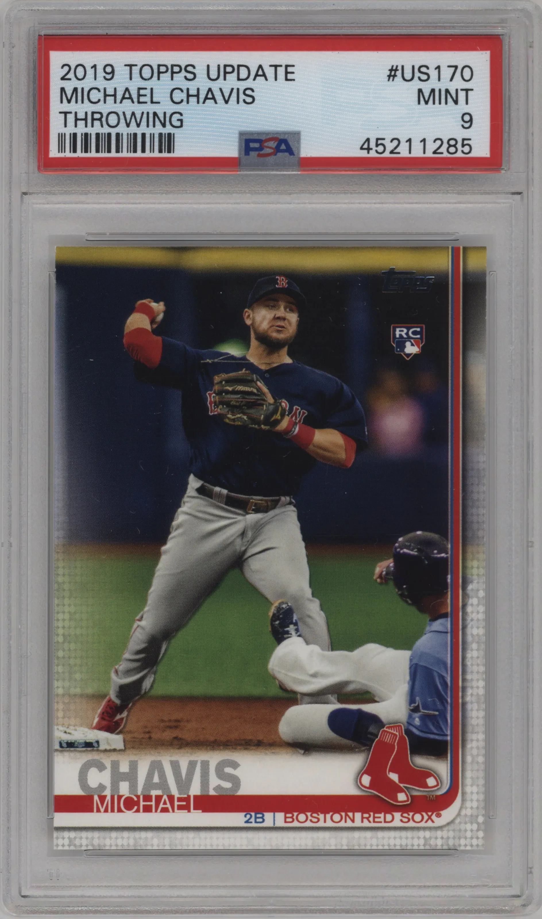 2019 Topps Update Michael Chavis #US170 PSA 9